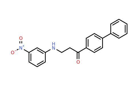 CAS 477333-92-9 | 1-([1,1'-Biphenyl]-4-yl)-3-((3-nitrophenyl)amino)propan-1-one