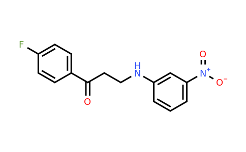 CAS 477333-94-1 | 1-(4-Fluorophenyl)-3-((3-nitrophenyl)amino)propan-1-one