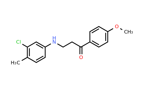CAS 477334-03-5 | 3-((3-Chloro-4-methylphenyl)amino)-1-(4-methoxyphenyl)propan-1-one