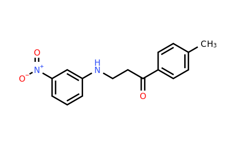 CAS 477334-08-0 | 3-((3-Nitrophenyl)amino)-1-(p-tolyl)propan-1-one