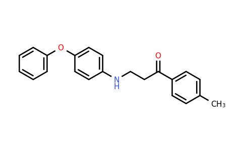 CAS 477334-12-6 | 3-((4-Phenoxyphenyl)amino)-1-(p-tolyl)propan-1-one