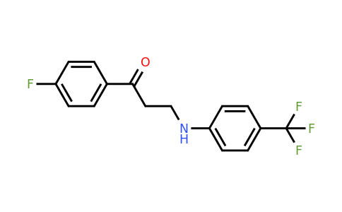 CAS 477334-16-0 | 1-(4-Fluorophenyl)-3-((4-(trifluoromethyl)phenyl)amino)propan-1-one