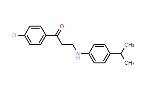 CAS 477334-23-9 | 1-(4-Chlorophenyl)-3-((4-isopropylphenyl)amino)propan-1-one