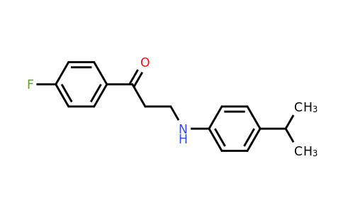 CAS 477334-24-0 | 1-(4-Fluorophenyl)-3-((4-isopropylphenyl)amino)propan-1-one