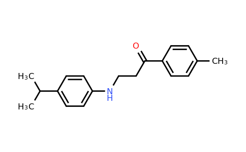 CAS 477334-26-2 | 3-((4-Isopropylphenyl)amino)-1-(p-tolyl)propan-1-one
