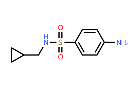 CAS 477723-17-4 | 4-Amino-N-(cyclopropylmethyl)benzene-1-sulfonamide