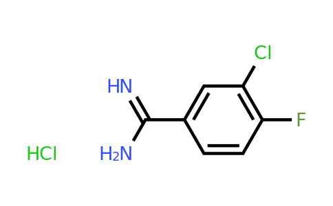 CAS 477844-52-3 | 3-Chloro-4-fluoro-benzamidine hydrochloride