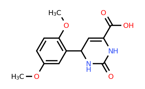 CAS 477848-85-4 | 6-(2,5-Dimethoxyphenyl)-2-oxo-1,2,3,6-tetrahydropyrimidine-4-carboxylic acid