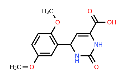 6-(2,5-Dimethoxyphenyl)-2-oxo-1,2,3,6-tetrahydropyrimidine-4-carboxylic acid