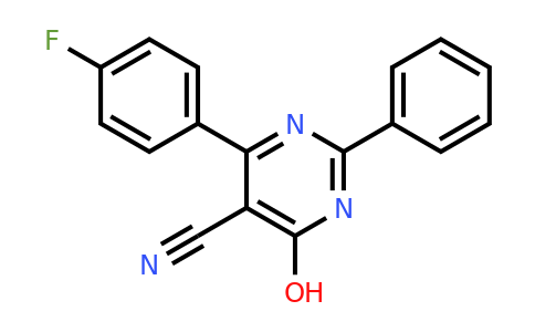 CAS 477853-95-5 | 4-(4-Fluorophenyl)-6-hydroxy-2-phenylpyrimidine-5-carbonitrile