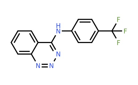 CAS 477865-87-5 | N-(4-(Trifluoromethyl)phenyl)benzo[d][1,2,3]triazin-4-amine