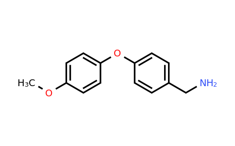 CAS 477868-65-8 | (4-(4-Methoxyphenoxy)phenyl)methanamine