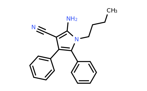 CAS 477887-28-8 | 2-Amino-1-butyl-4,5-diphenyl-1H-pyrrole-3-carbonitrile