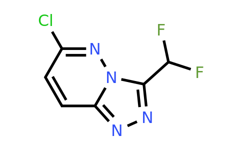 CAS 477889-88-6 | 6-chloro-3-(difluoromethyl)-[1,2,4]triazolo[4,3-b]pyridazine