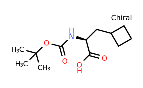 CAS 478183-60-7 | (2S)-2-(tert-butoxycarbonylamino)-3-cyclobutyl-propanoic acid