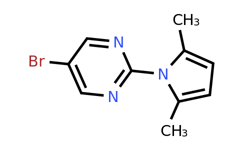 CAS 478258-81-0 | 5-Bromo-2-(2,5-dimethyl-1H-pyrrol-1-YL)pyrimidine