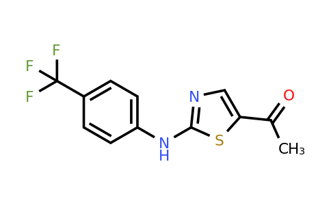 CAS 478259-73-3 | 1-(2-((4-(trifluoromethyl)phenyl)amino)thiazol-5-yl)ethan-1-one