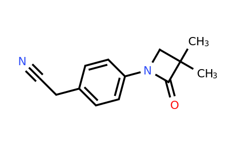CAS 478262-00-9 | 2-(4-(3,3-Dimethyl-2-oxoazetidin-1-yl)phenyl)acetonitrile