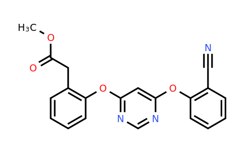 CAS 478413-45-5 | Methyl 2-(2-((6-(2-cyanophenoxy)pyrimidin-4-yl)oxy)phenyl)acetate