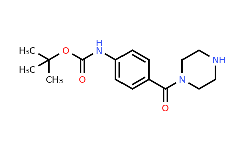 CAS 478798-20-8 | [4-(Piperazine-1-carbonyl)-phenyl]-carbamic acid tert-butyl ester