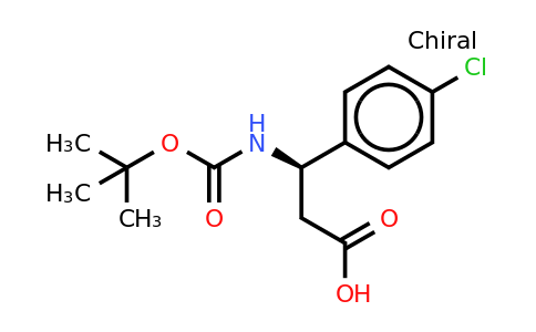 CAS 479064-93-2 | Boc-(R)-3-amino-3-(4-chlorophenyl)propionic acid