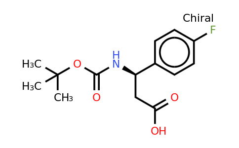 CAS 479064-94-3 | Boc-(R)-3-amino-3-(4-fluoro-phenyl)-propionic acid