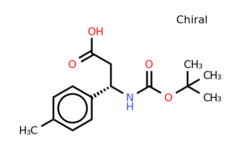 CAS 479064-96-5 | Boc-(S)-3-amino-3-(4-methylphenyl)propionic acid