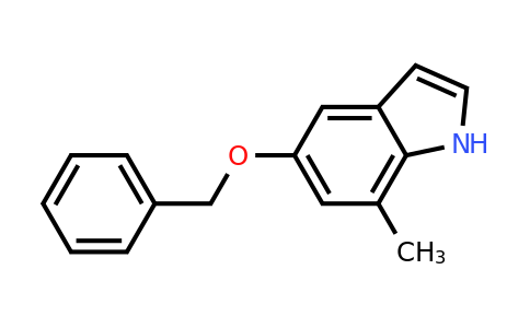 CAS 4792-65-8 | 5-(Benzyloxy)-7-methyl-1H-indole