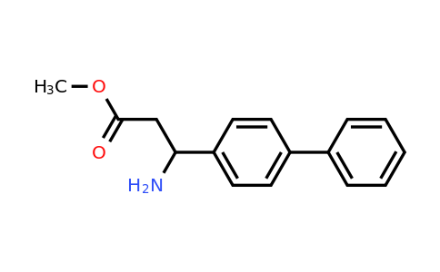 CAS 479591-57-6 | methyl 3-amino-3-(4-phenylphenyl)propanoate