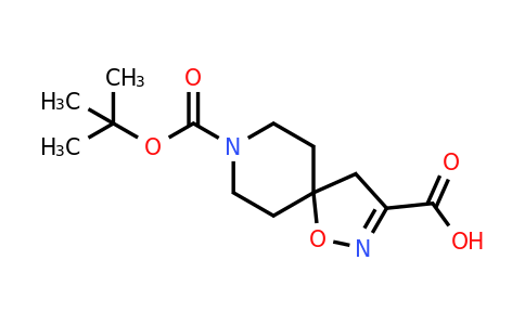 CAS 479636-66-3 | 8-(Tert-butoxycarbonyl)-1-oxa-2,8-diazaspiro[4.5]dec-2-ene-3-carboxylic acid