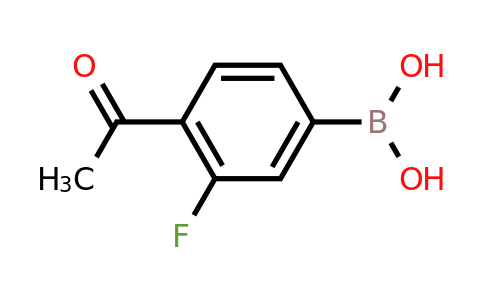 CAS 481725-35-3 | 4-Acetyl-3-fluorophenylboronic acid
