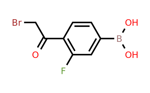 CAS 481725-36-4 | 4-Bromoacetyl-3-fluorophenylboronic acid