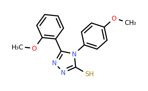 CAS 483283-17-6 | 5-(2-methoxyphenyl)-4-(4-methoxyphenyl)-4H-1,2,4-triazole-3-thiol