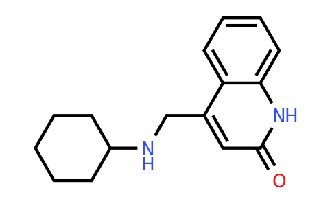 CAS 483284-99-7 | 4-((Cyclohexylamino)methyl)quinolin-2(1H)-one