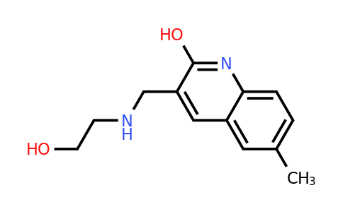 CAS 483286-64-2 | 3-(((2-Hydroxyethyl)amino)methyl)-6-methylquinolin-2-ol