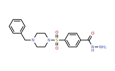 CAS 483348-24-9 | 4-[(4-benzylpiperazin-1-yl)sulfonyl]benzohydrazide