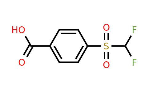 CAS 4837-22-3 | 4-((Difluoromethyl)sulfonyl)benzoic acid