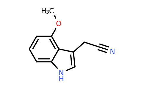 CAS 4837-74-5 | 2-(4-methoxy-1H-indol-3-yl)acetonitrile