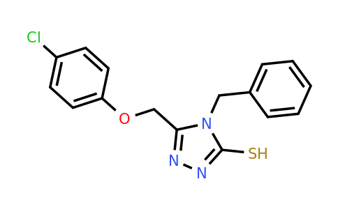 CAS 483970-22-5 | 4-benzyl-5-[(4-chlorophenoxy)methyl]-4H-1,2,4-triazole-3-thiol