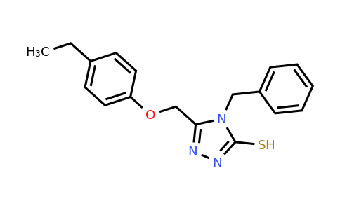 CAS 483970-24-7 | 4-benzyl-5-[(4-ethylphenoxy)methyl]-4H-1,2,4-triazole-3-thiol