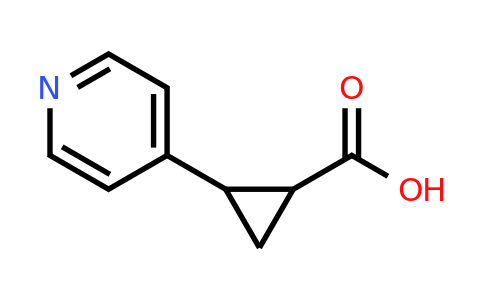 CAS 484654-49-1 | 2-(Pyridin-4-yl)cyclopropanecarboxylic acid