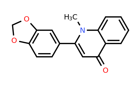 CAS 485-61-0 | 2-(Benzo[d][1,3]dioxol-5-yl)-1-methylquinolin-4(1H)-one