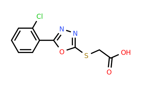CAS 485334-66-5 | 2-{[5-(2-chlorophenyl)-1,3,4-oxadiazol-2-yl]sulfanyl}acetic acid