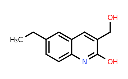 CAS 485337-98-2 | 6-Ethyl-3-(hydroxymethyl)quinolin-2-ol