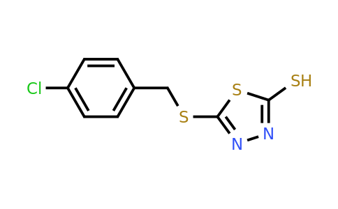 CAS 4858-38-2 | 5-{[(4-chlorophenyl)methyl]sulfanyl}-1,3,4-thiadiazole-2-thiol