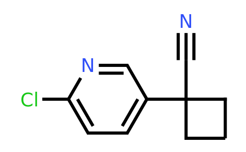 CAS 485828-75-9 | 1-(6-Chloropyridin-3-yl)cyclobutanecarbonitrile