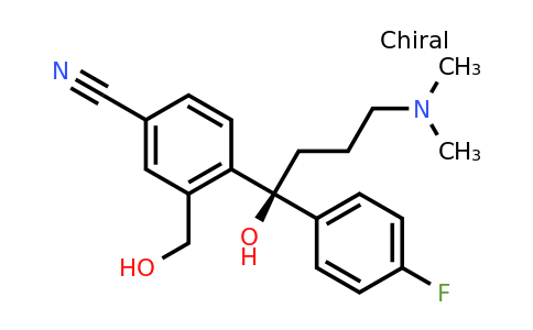 CAS 488787-59-3 | (S)-4-(4-(Dimethylamino)-1-(4-fluorophenyl)-1-hydroxybutyl)-3-(hydroxymethyl)benzonitrile