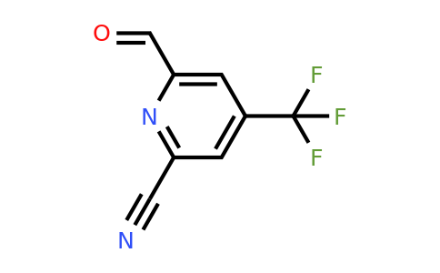 CAS 488850-75-5 | 6-Formyl-4-(trifluoromethyl)pyridine-2-carbonitrile