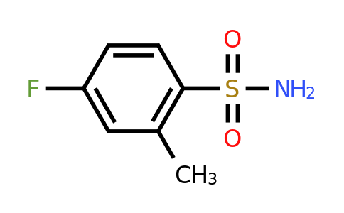 CAS 489-17-8 | 4-fluoro-2-methylbenzene-1-sulfonamide