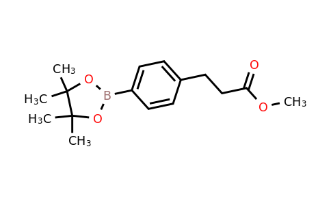 CAS 490035-82-0 | 4-(4,4,5,5-Tetramethyl-1,3,2-dioxaborolan-2-YL)-benzenepropanoic acid, methyl ester